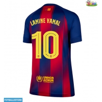 Barcelona Lamine Yamal #10 Hjemmedrakt Dame 2025-26 Kortermet